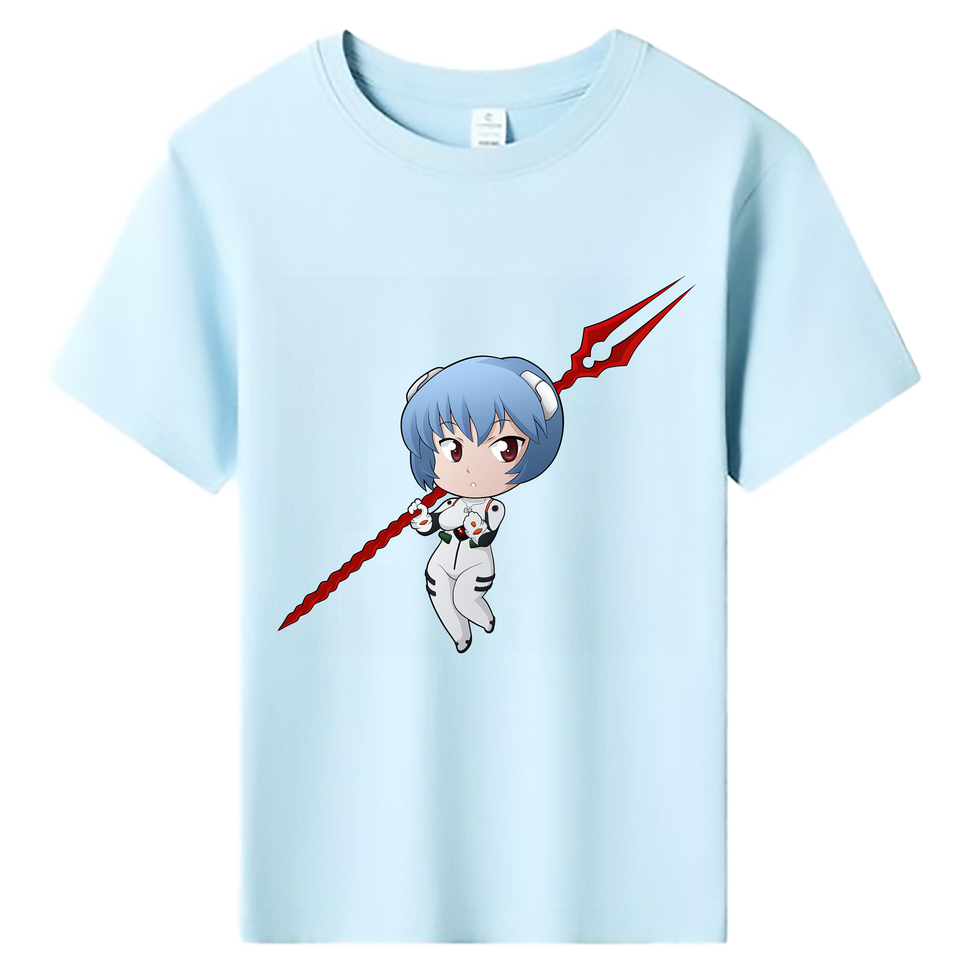 （画像用） EVA 新世紀エヴァンゲリオン 綿100％キッズTシャツ（フロントプリント）
